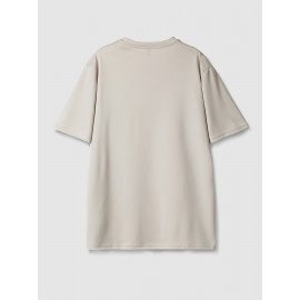 Men's Breathable Moisture-wicking Short Sleeve T-shirt For Spring And Summer