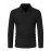 Ribbed Men's Solid Color V-neck Long Sleeve Shirt, Male Spring Fall Casual Top