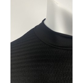 Men's Comfy Chic Turtleneck Solid T-shirt, Men's Summer Slim Fit Outdoor Clothes, Men's Clothing, Tops For Men, Gift For Men