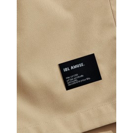 Graphic Pattern Comfy Shorts, Men's Casual Waist Drawstring Shorts For Summer Basketball Beach Resort